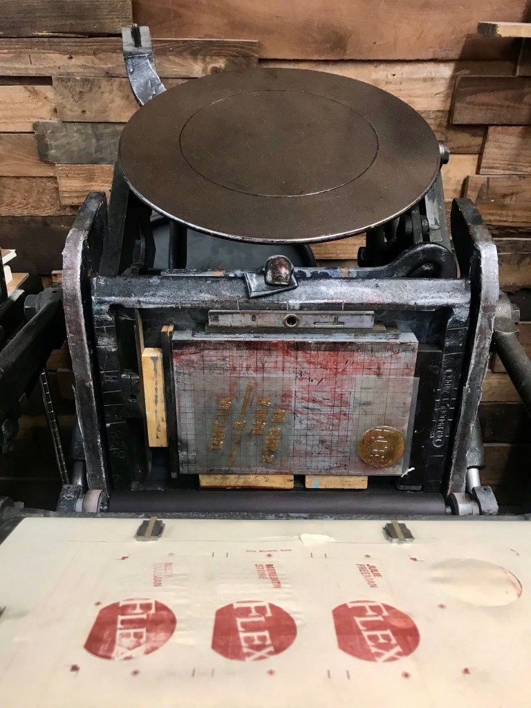 Letterpress stamp
