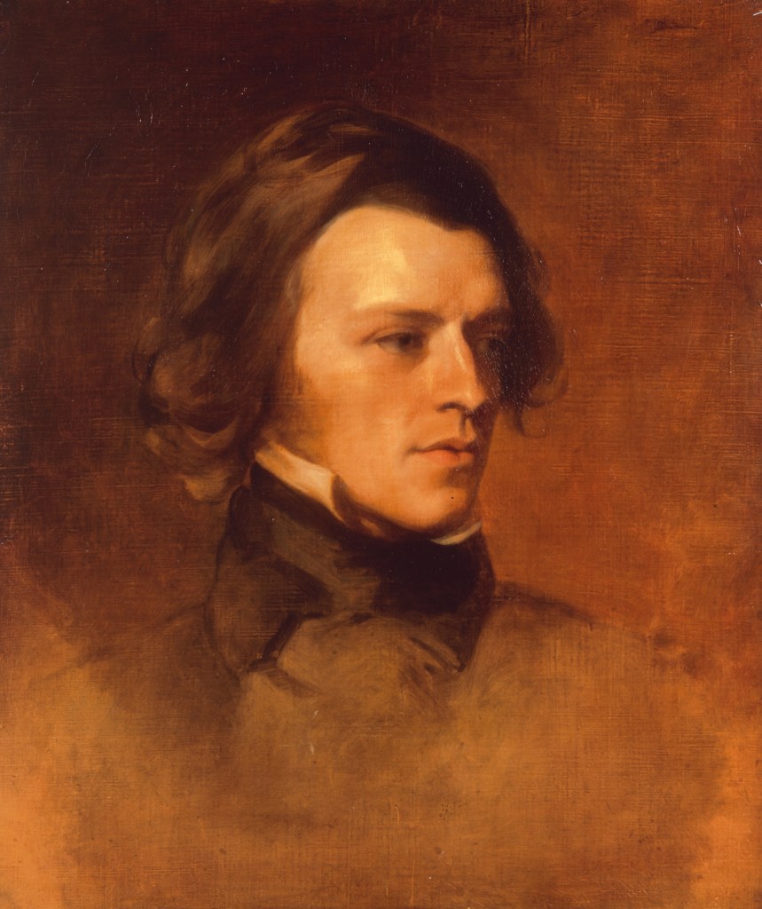 Young Alfred Lord Tennyson - Portrait by Samuel Laurence